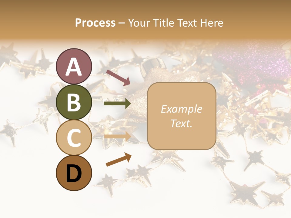 Star Decorate Frosted PowerPoint Template