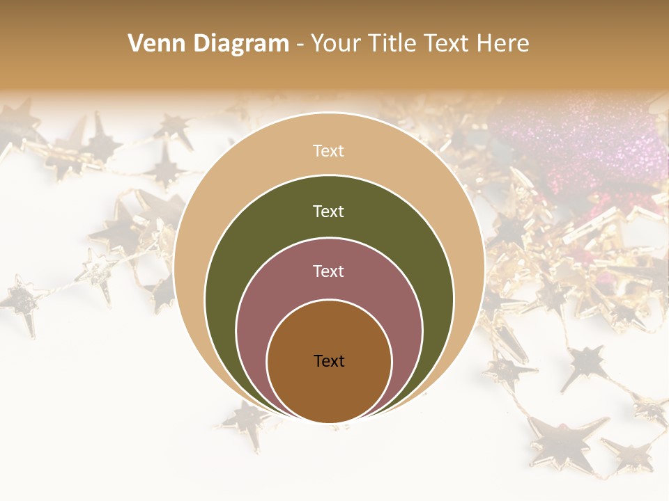 Star Decorate Frosted PowerPoint Template