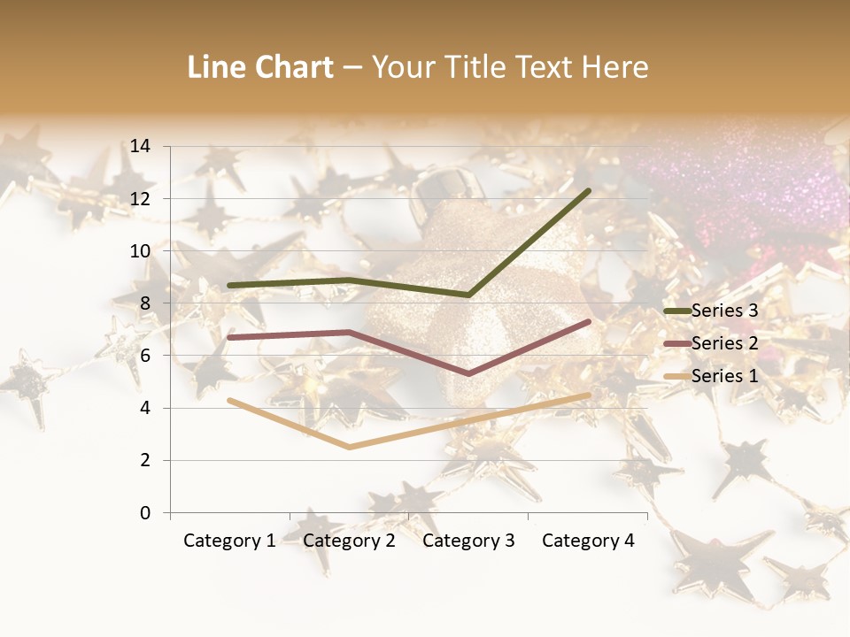 Star Decorate Frosted PowerPoint Template