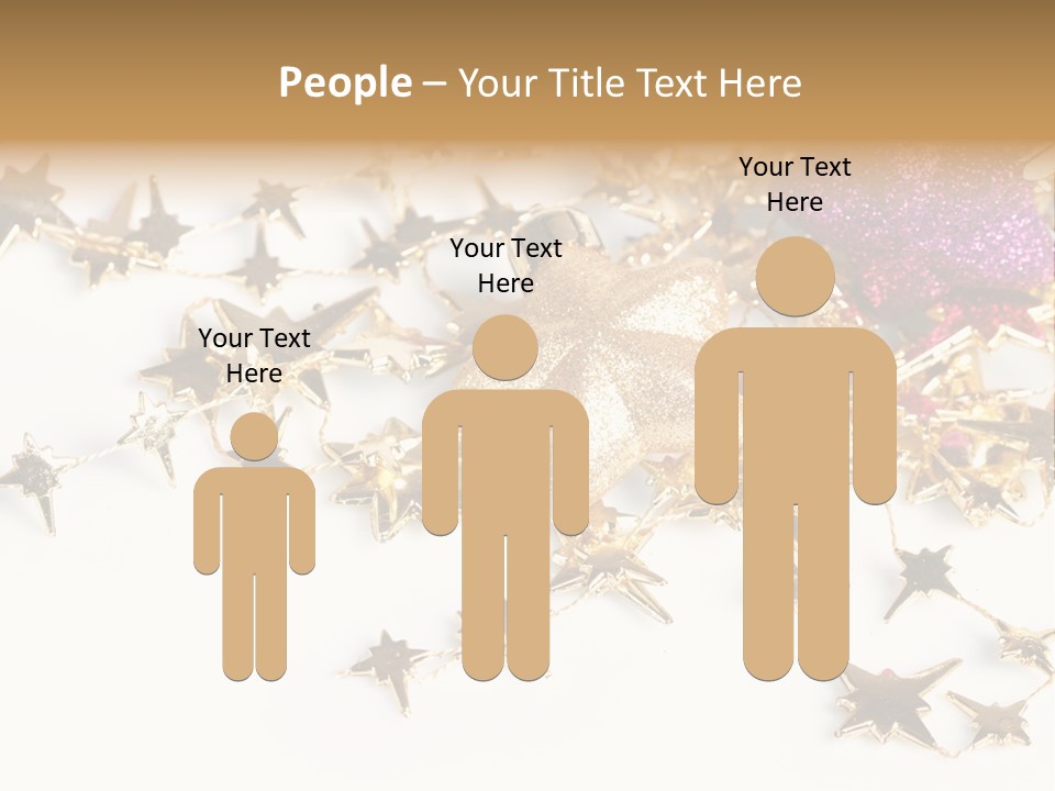 Star Decorate Frosted PowerPoint Template