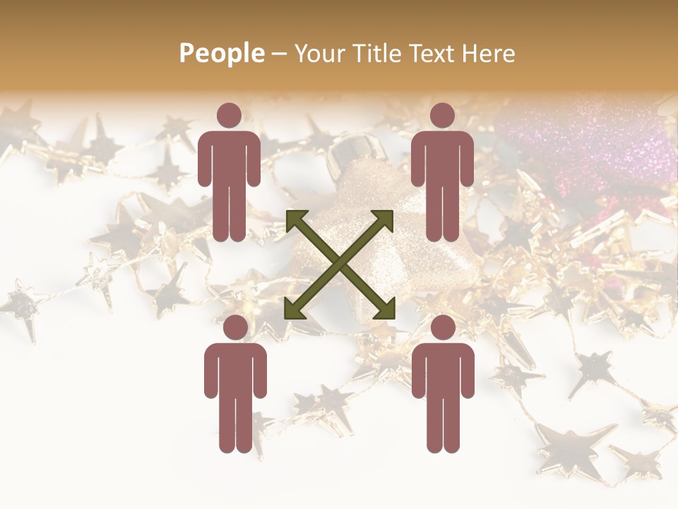 Star Decorate Frosted PowerPoint Template