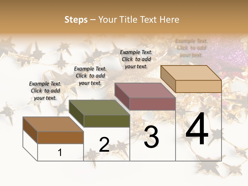 Star Decorate Frosted PowerPoint Template