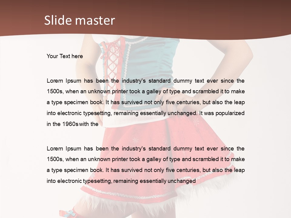 Skin Sensual Shape PowerPoint Template