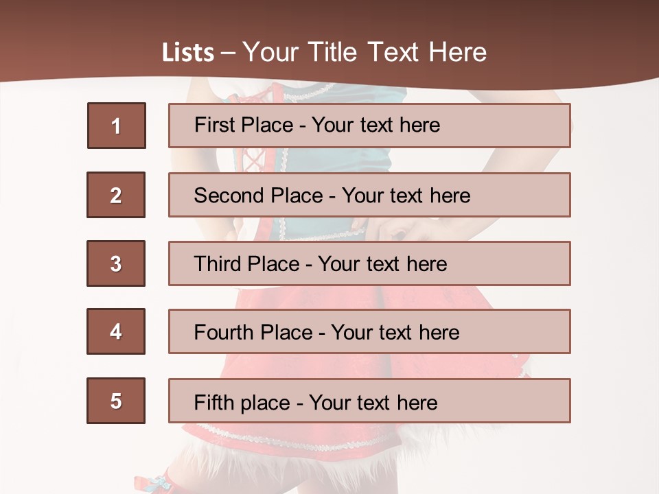 Skin Sensual Shape PowerPoint Template