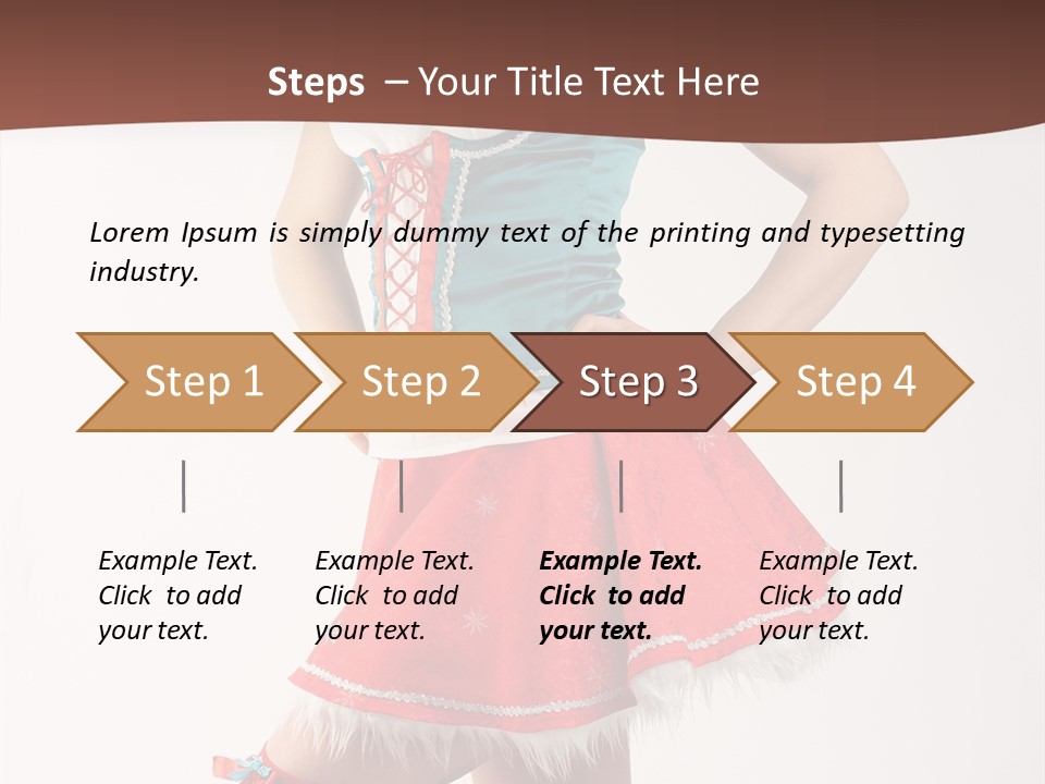 Skin Sensual Shape PowerPoint Template