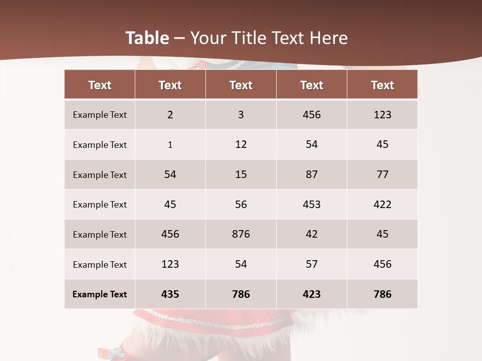 Skin Sensual Shape PowerPoint Template