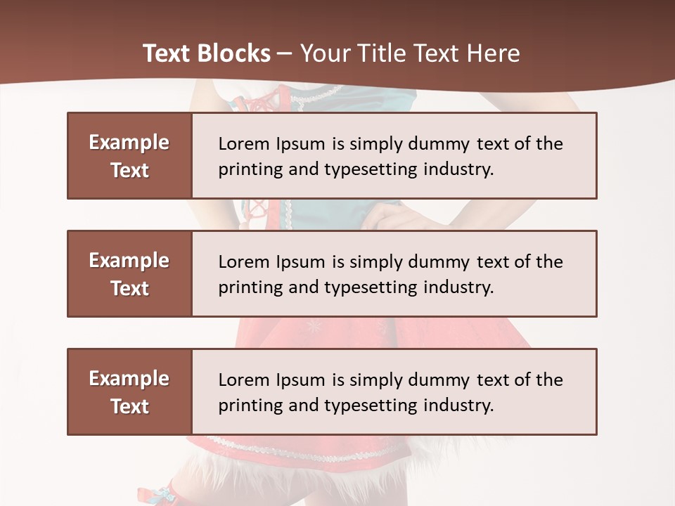 Skin Sensual Shape PowerPoint Template