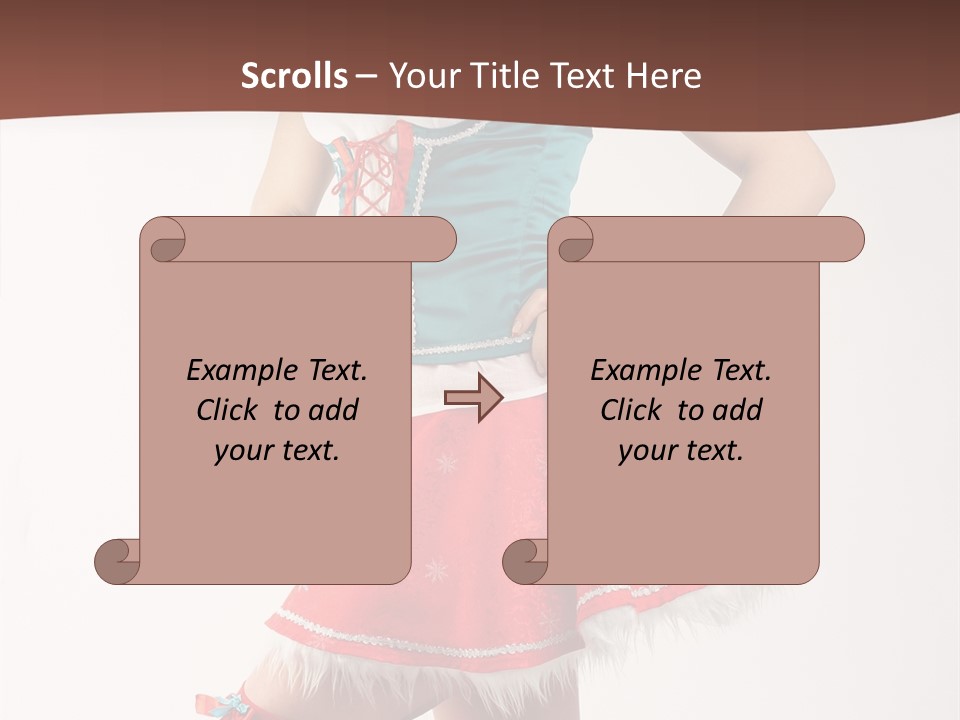 Skin Sensual Shape PowerPoint Template