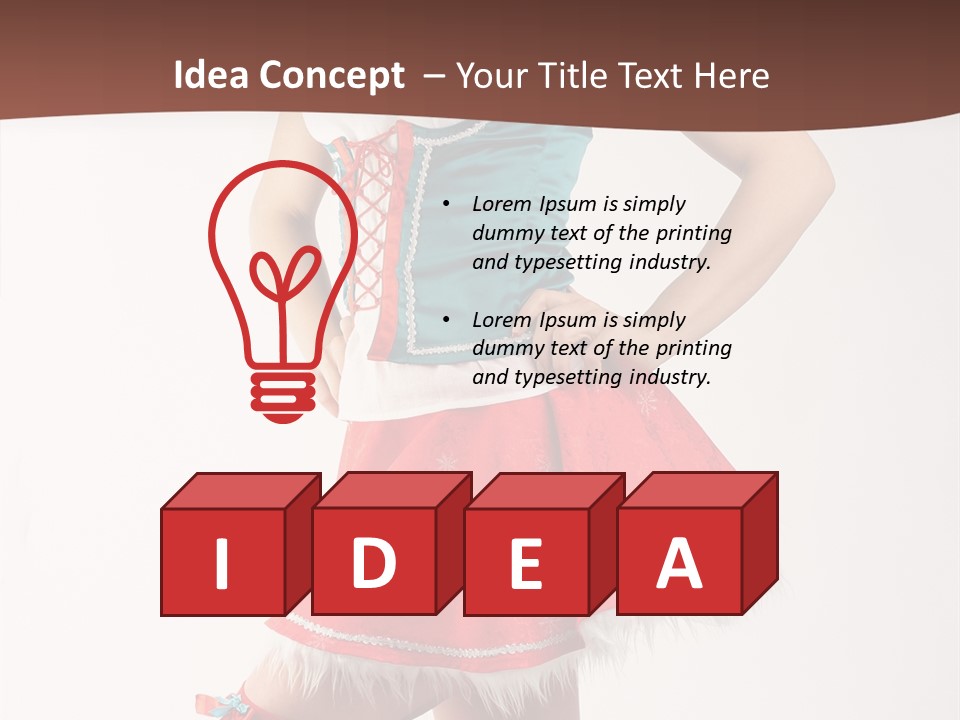 Skin Sensual Shape PowerPoint Template