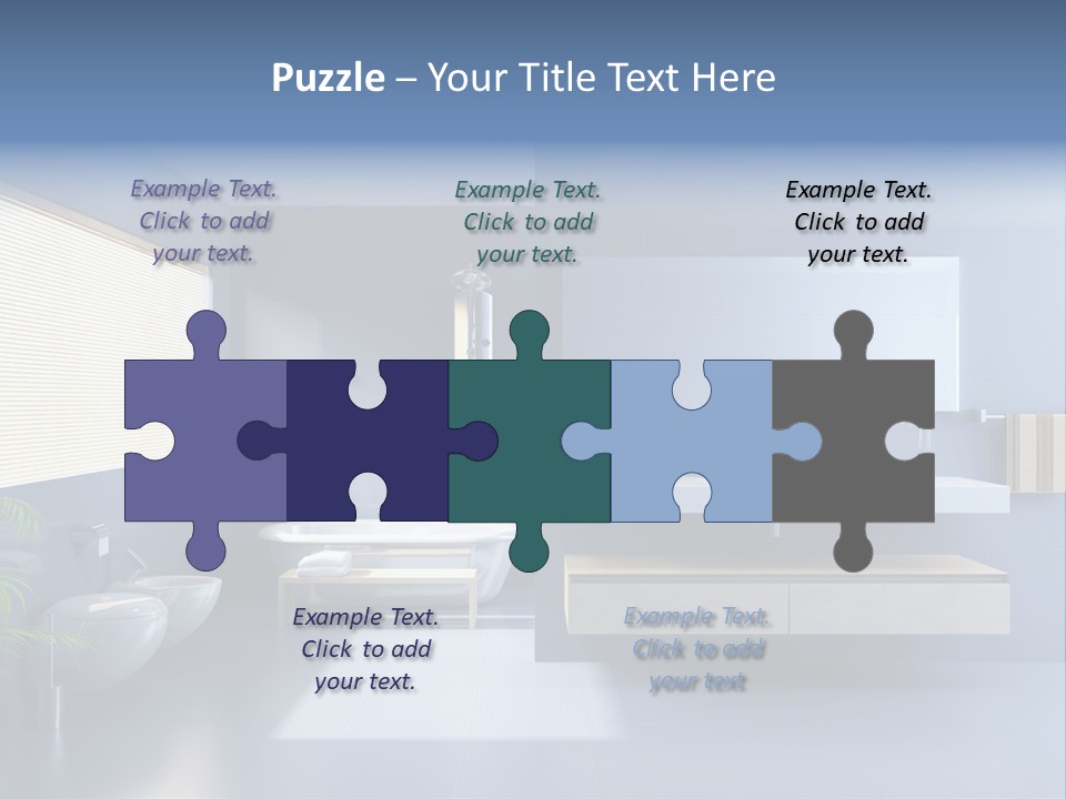 Minimalist Bathrooms PowerPoint Template