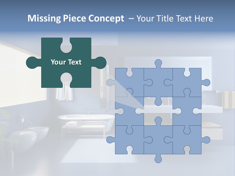 Minimalist Bathrooms PowerPoint Template