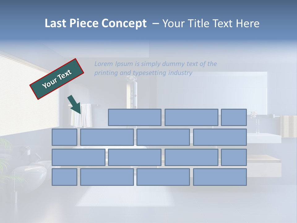 Minimalist Bathrooms PowerPoint Template