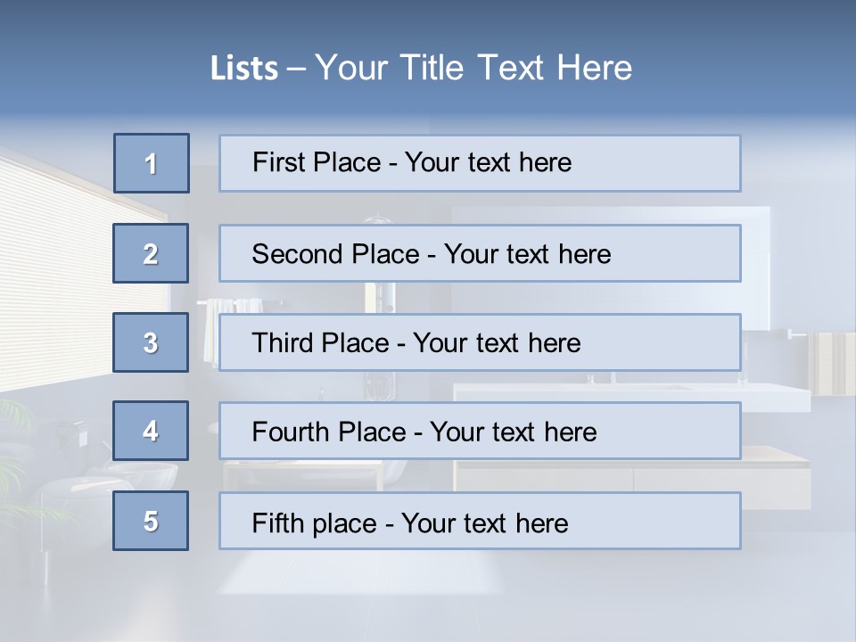 Minimalist Bathrooms PowerPoint Template
