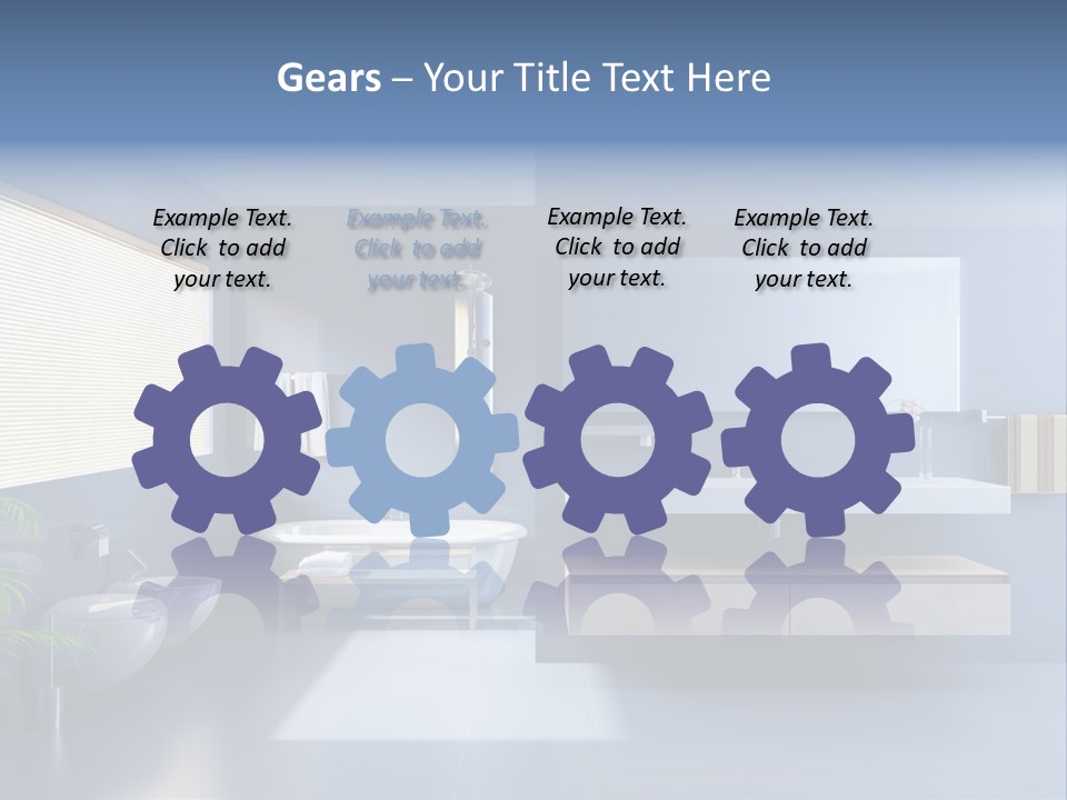 Minimalist Bathrooms PowerPoint Template