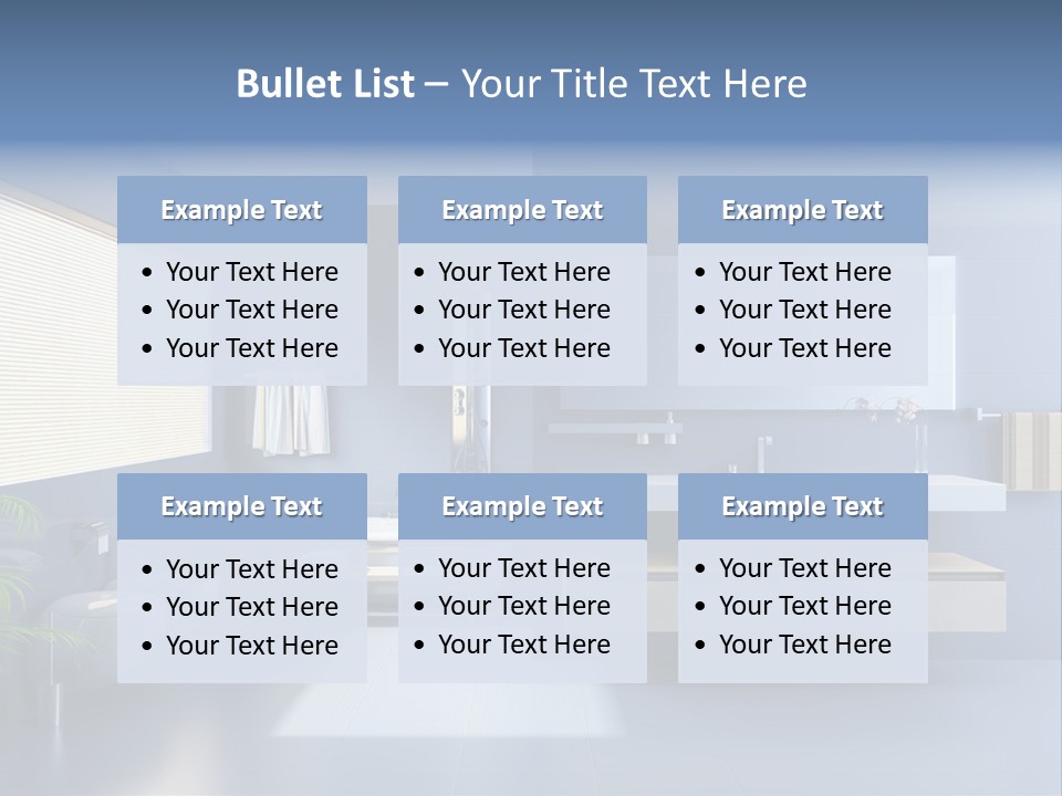 Minimalist Bathrooms PowerPoint Template