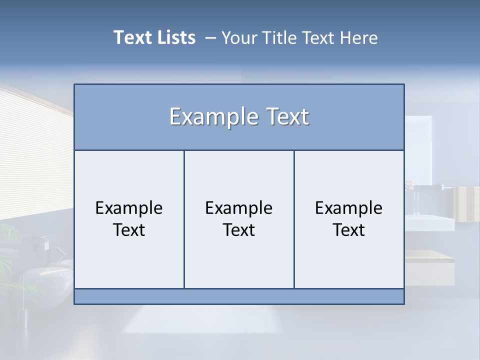 Minimalist Bathrooms PowerPoint Template