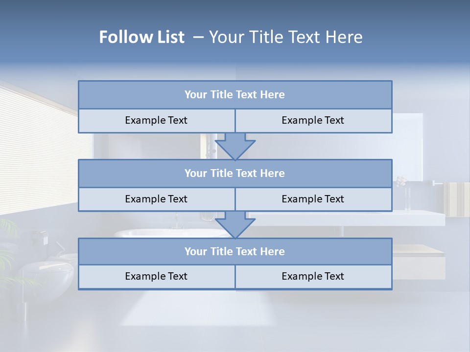 Minimalist Bathrooms PowerPoint Template