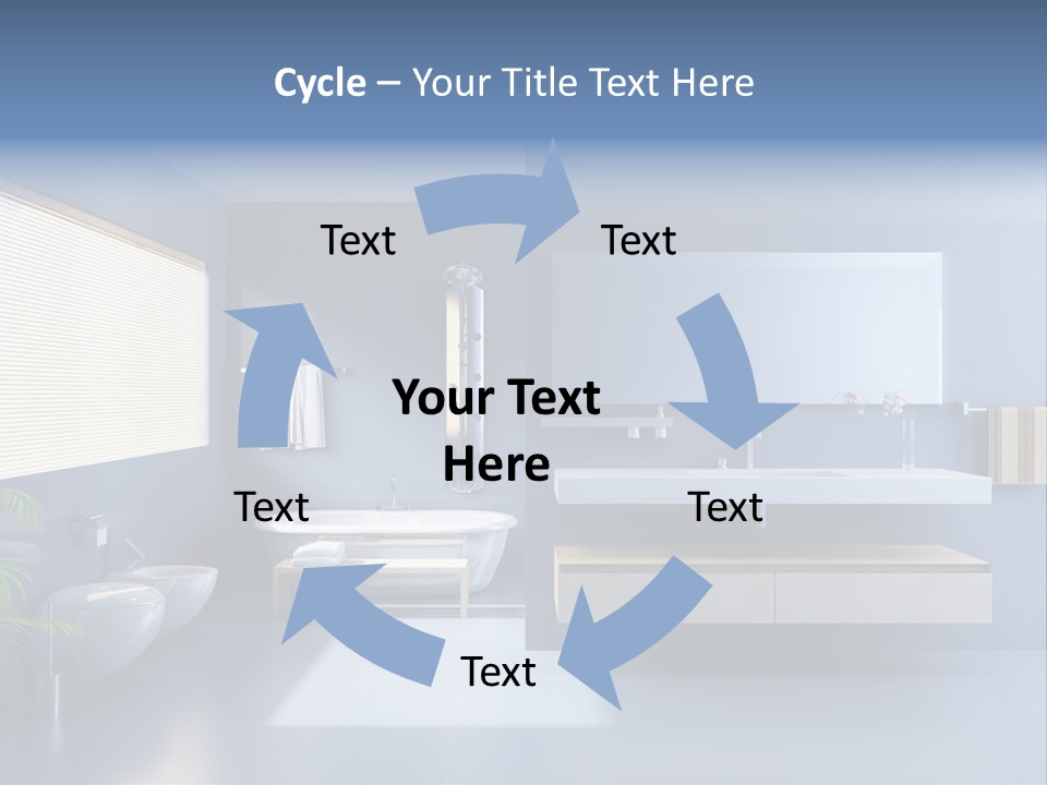 Minimalist Bathrooms PowerPoint Template