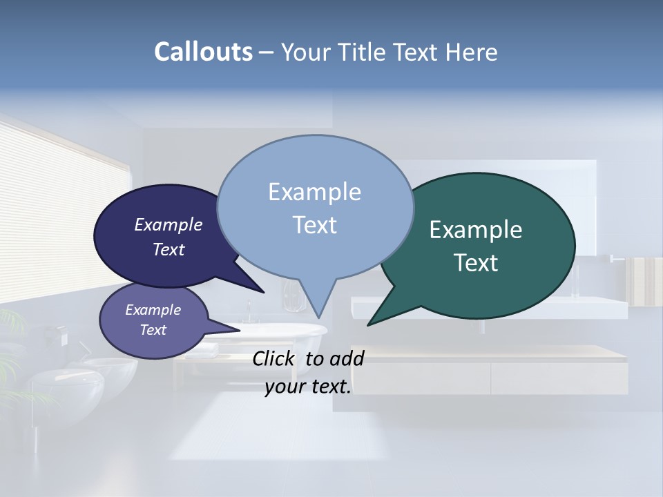 Minimalist Bathrooms PowerPoint Template