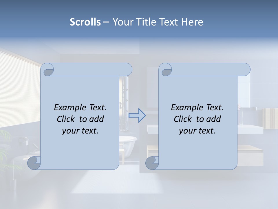 Minimalist Bathrooms PowerPoint Template