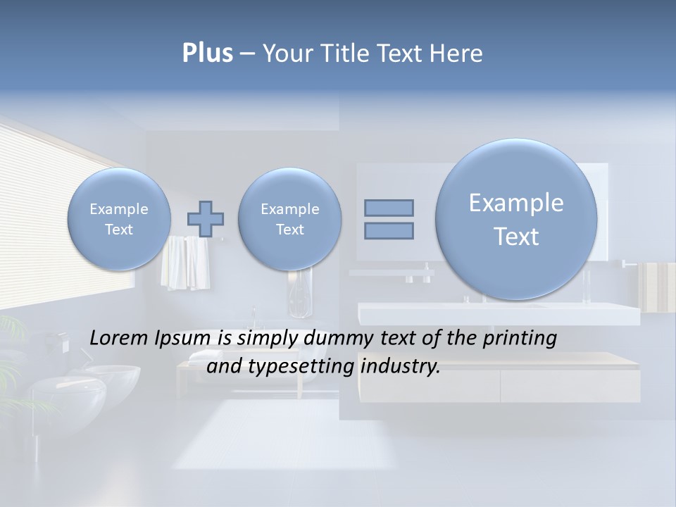 Minimalist Bathrooms PowerPoint Template