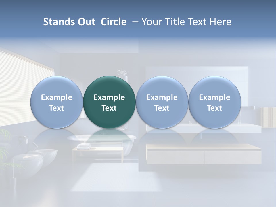 Minimalist Bathrooms PowerPoint Template