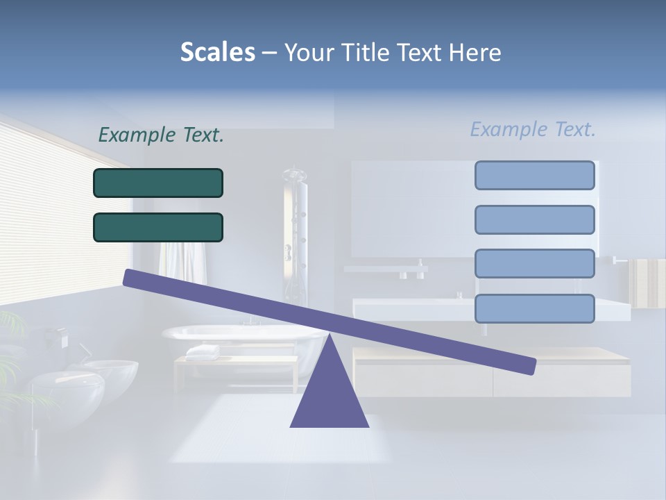 Minimalist Bathrooms PowerPoint Template