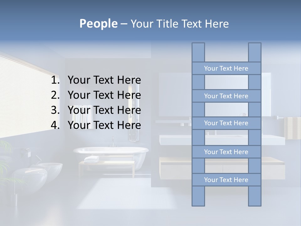 Minimalist Bathrooms PowerPoint Template