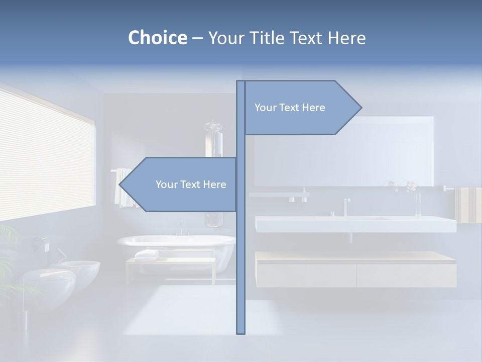 Minimalist Bathrooms PowerPoint Template