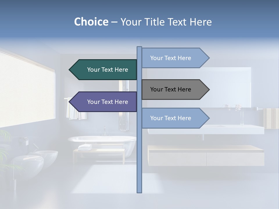 Minimalist Bathrooms PowerPoint Template