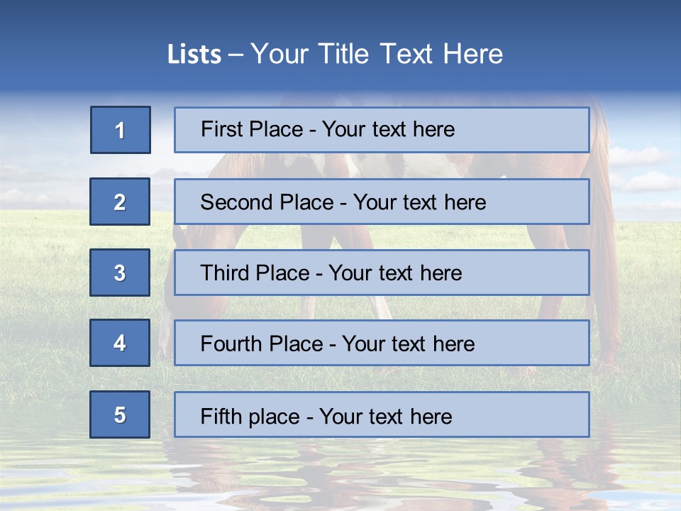 Beautiful Horses PowerPoint Template