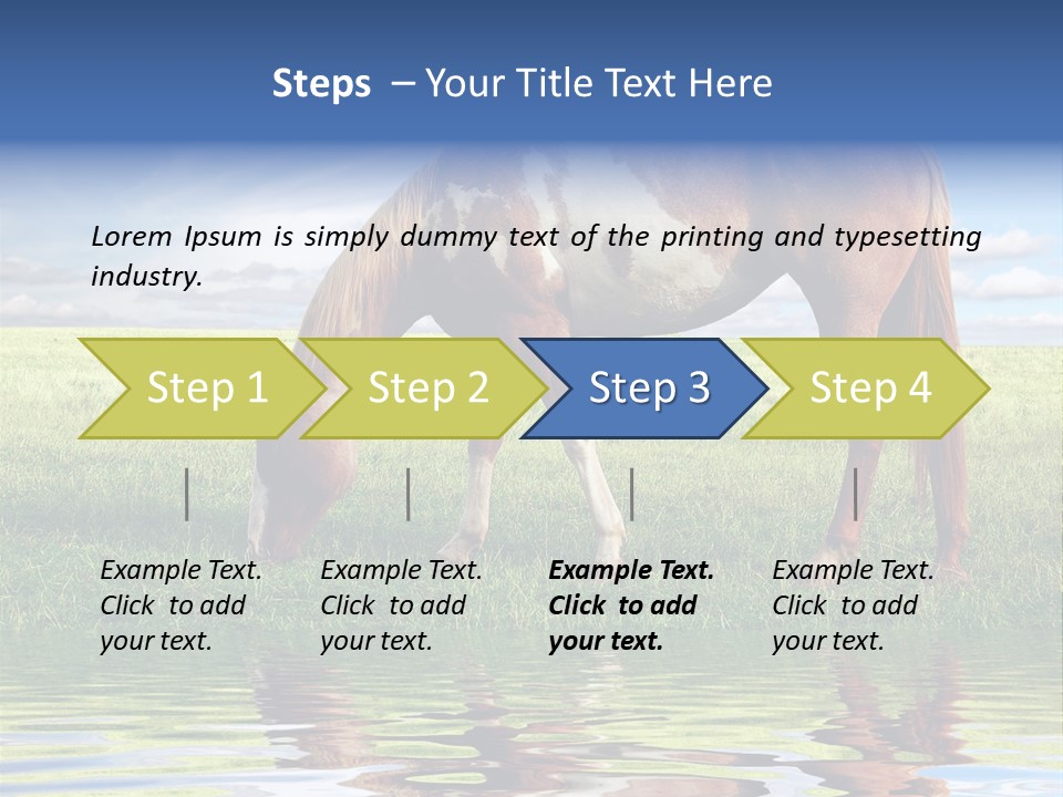 Beautiful Horses PowerPoint Template
