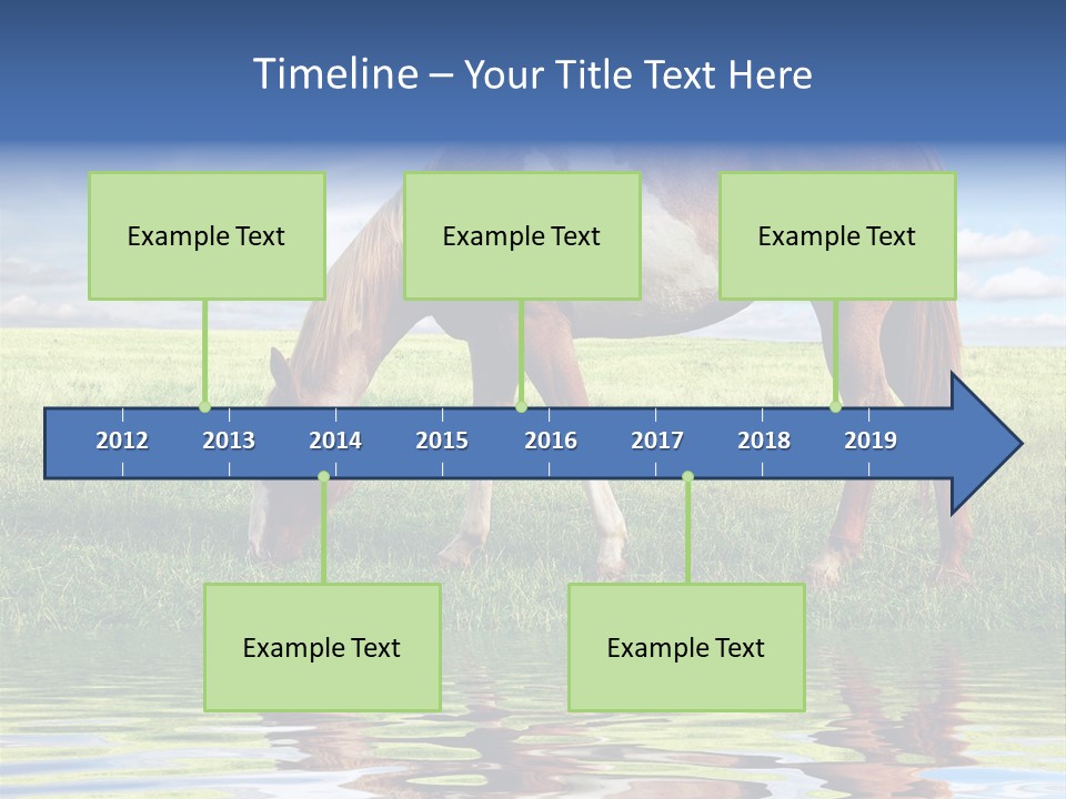 Beautiful Horses PowerPoint Template