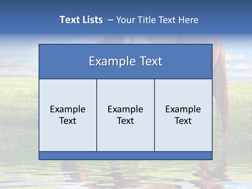 Beautiful Horses PowerPoint Template