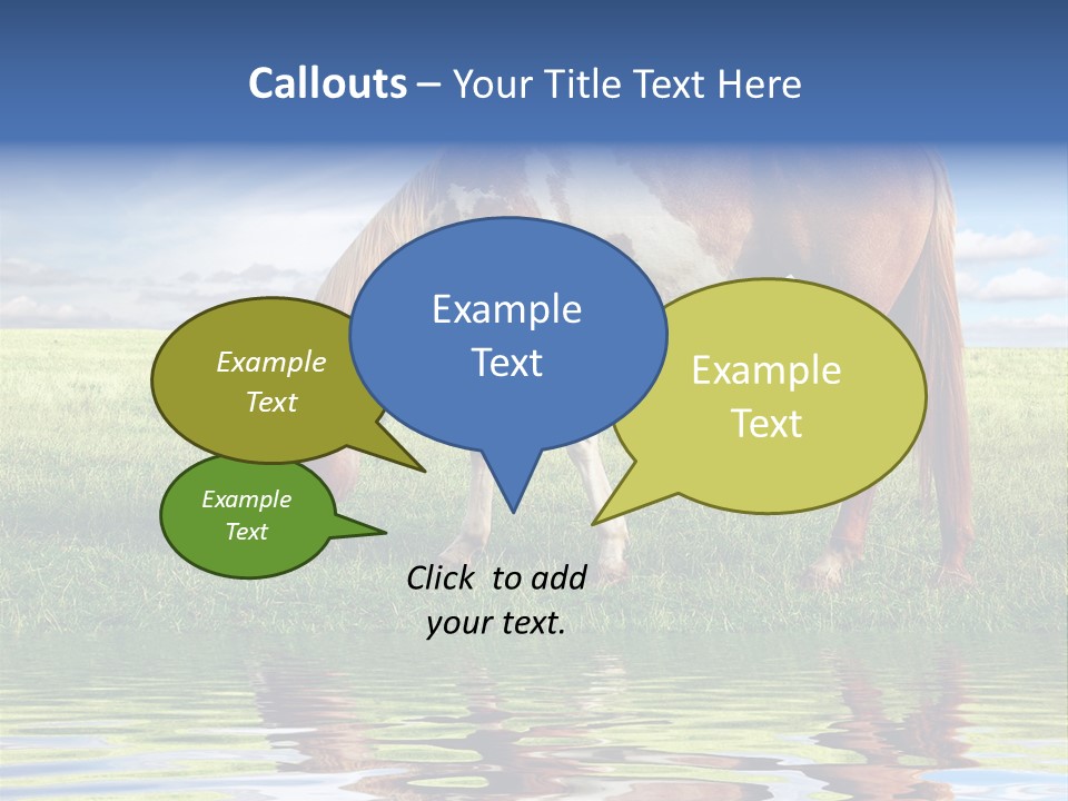 Beautiful Horses PowerPoint Template