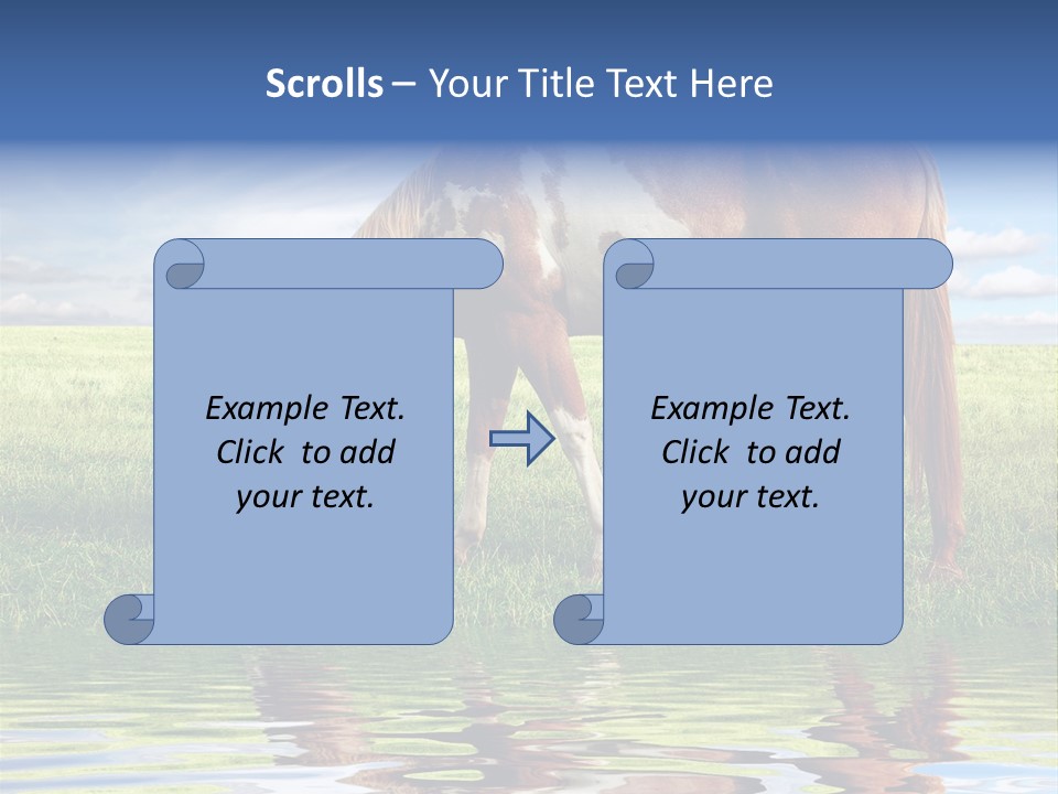 Beautiful Horses PowerPoint Template