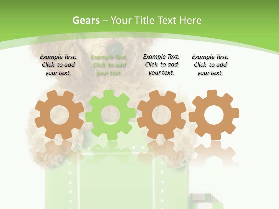 Christmas Dog PowerPoint Template