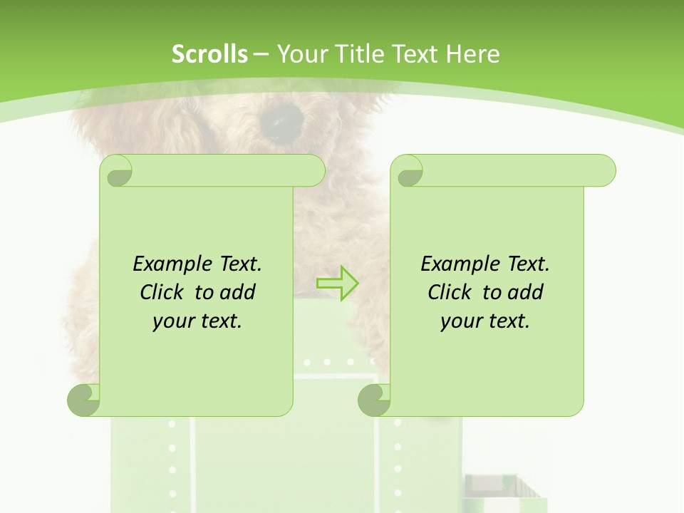 Christmas Dog PowerPoint Template