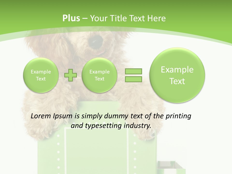 Christmas Dog PowerPoint Template
