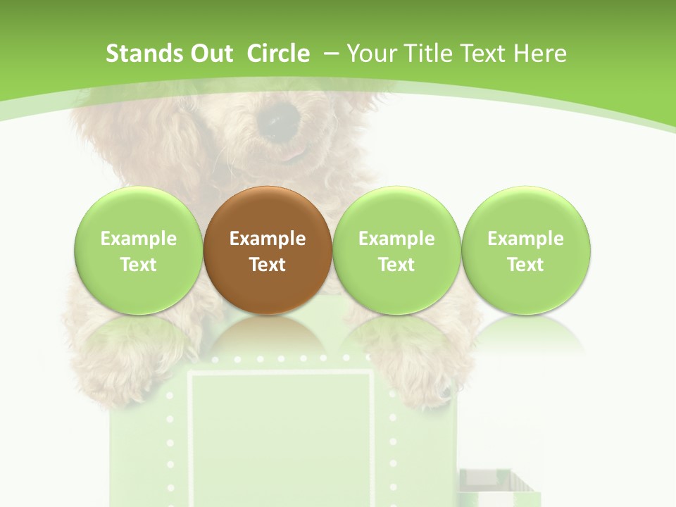 Christmas Dog PowerPoint Template