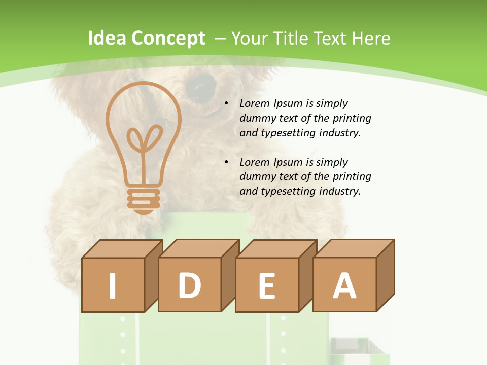 Christmas Dog PowerPoint Template