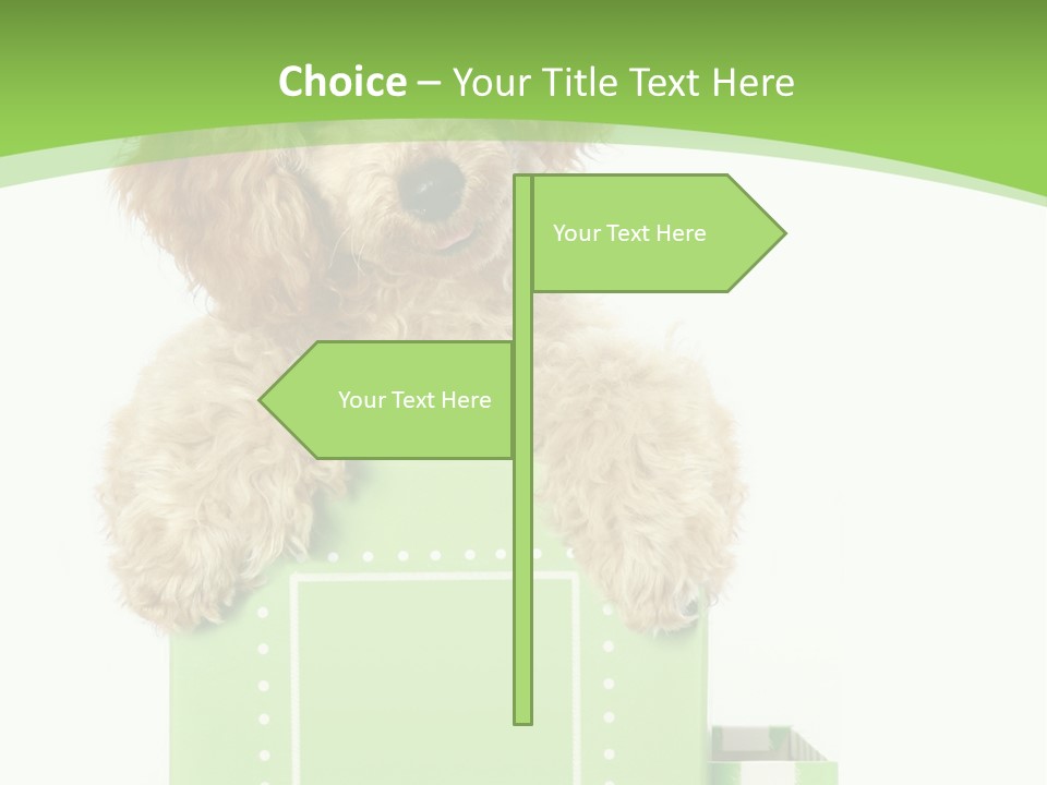 Christmas Dog PowerPoint Template