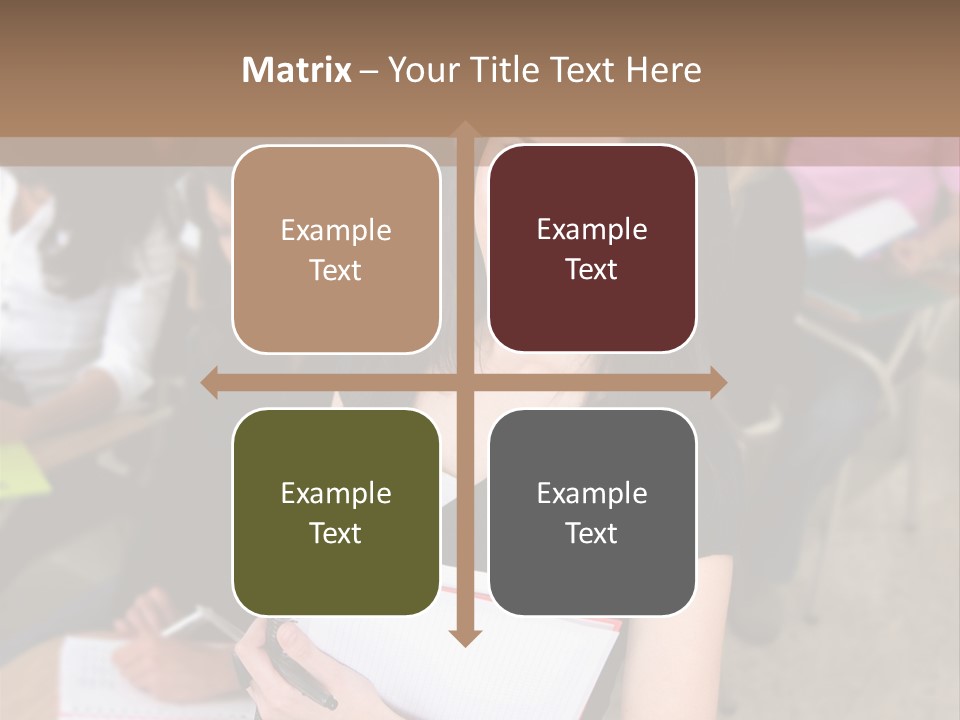 Student Behind Education PowerPoint Template