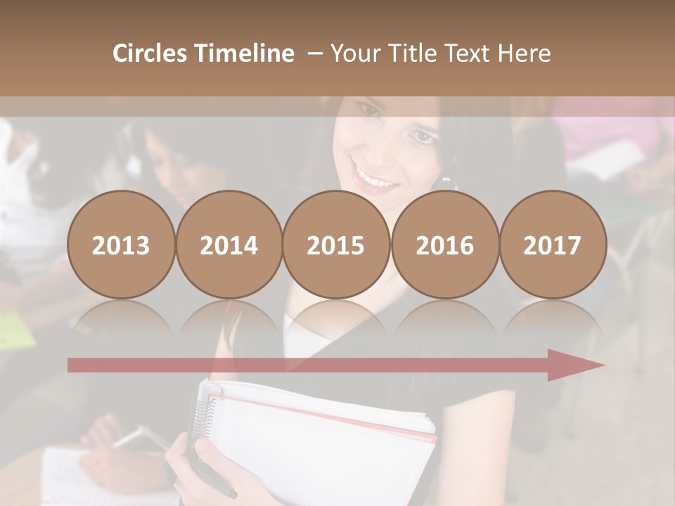 Student Behind Education PowerPoint Template