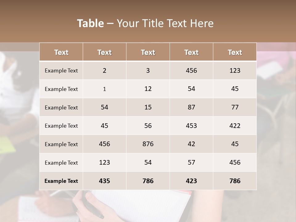 Student Behind Education PowerPoint Template