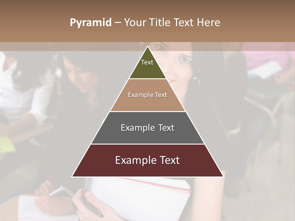 Student Behind Education PowerPoint Template