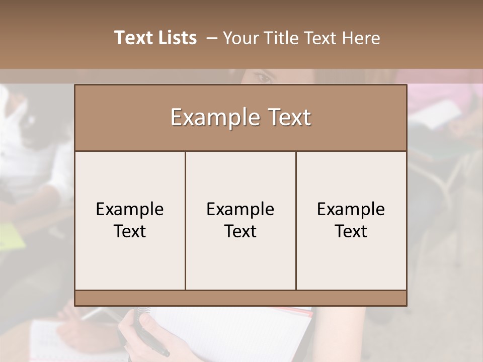 Student Behind Education PowerPoint Template