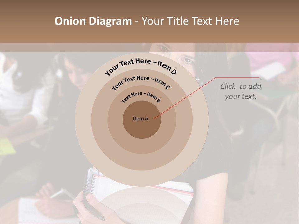 Student Behind Education PowerPoint Template