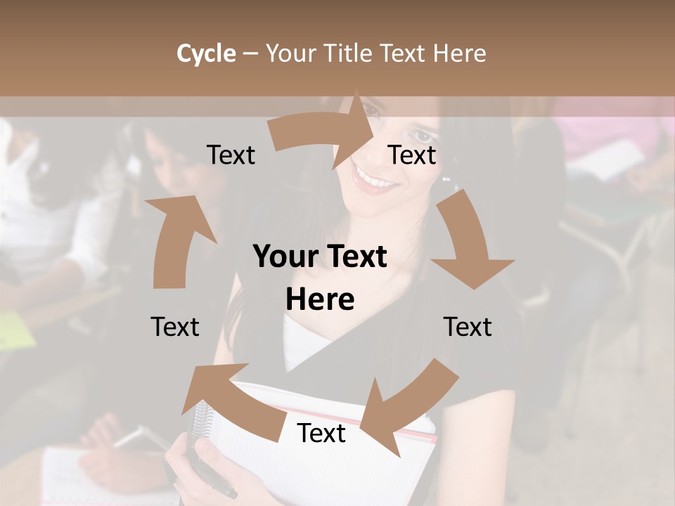Student Behind Education PowerPoint Template