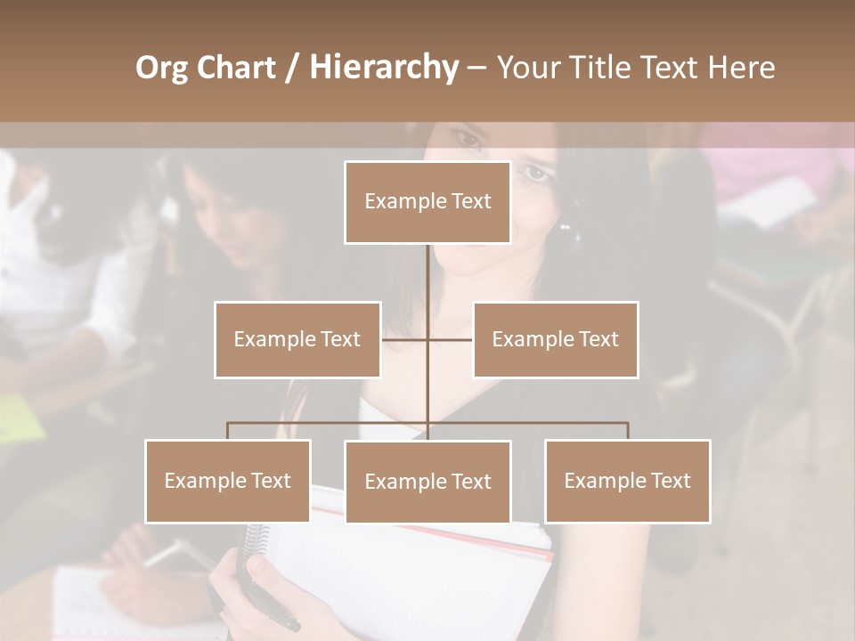 Student Behind Education PowerPoint Template